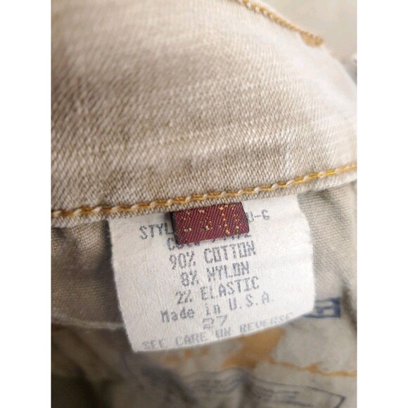 7 for All Mankind Jeans Bootcut  Sz 27 Stretch 29x30.5 Low Rise VGUC - Picture 4 of 8